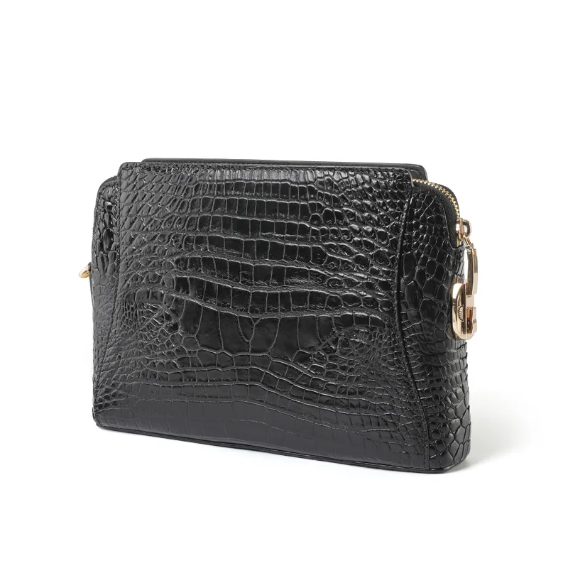 

Crocodile Belly Clutch Bag New Leisure Commute Handbag Men's Designer with Wrist Clutch Bag Men's Handbag