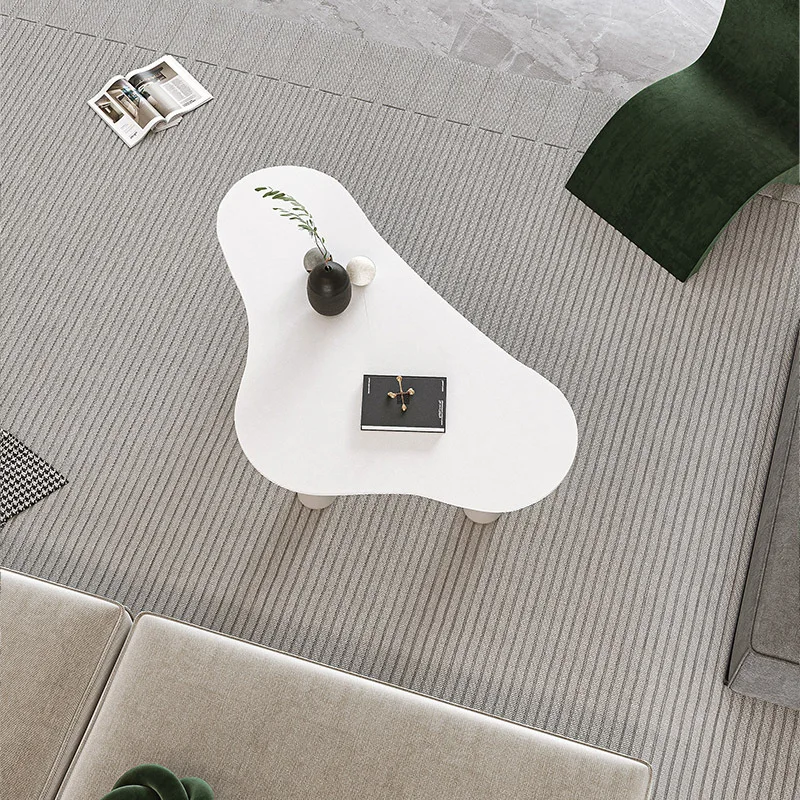 

Нестандартные журнальные столики для гостиной, белый роскошный мраморный пол, спальня, кофейный шкаф, современные деревянные ножки, Mueble, салонная мебель