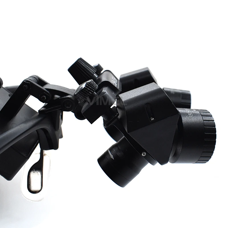 48 ° Den Tal Loupes 5 Вт налобный фонарь бинокулярная медицинская лупа 3 5X-5 5X регулируемая