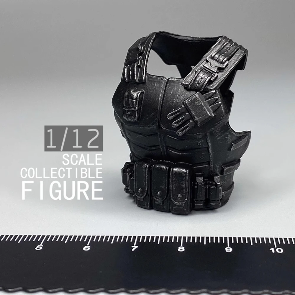 

Коллекция 1/12 года, DLZ-игрушки, маска черепа, солдат, офицер воина, черная подвесная модель нагрудного жилета, подходит для 6 "экшн-строки «сделай сам»