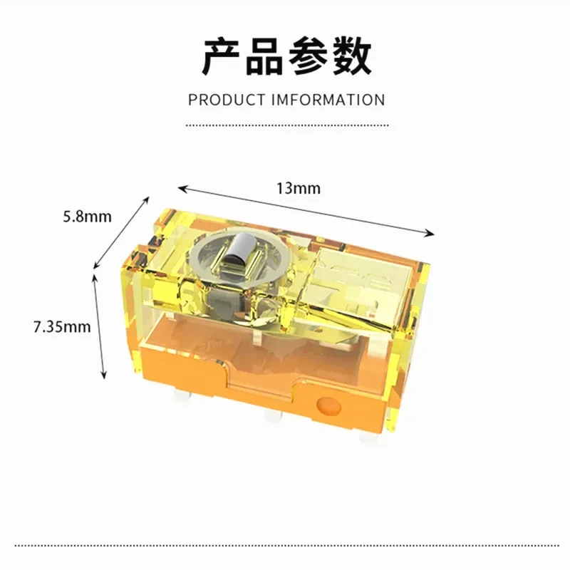 5 шт. TTC пылезащитный золотой переключатель 30 60 80 миллионов кликов пожизненная