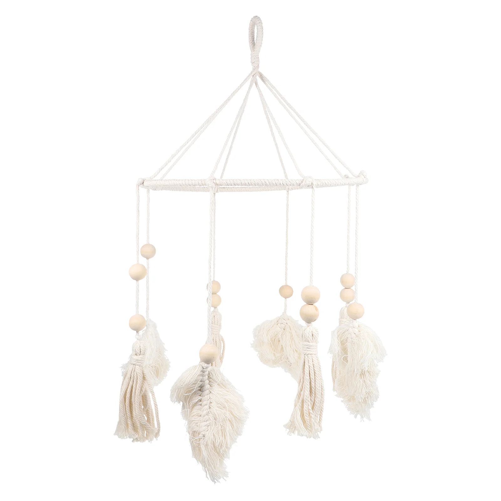 

Wind Hanging Chime Chimes Decor Macrame Wall Bell Woven Garden Dream Catcher Baby Home Fringe Tapestry Crib Shell Mobile Iron