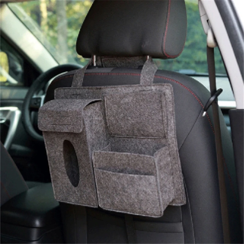 

New Car Rear Seat Back Storage Bag Multi Hanging Pocket Trunk Bag Organizer Auto Stowing Tidying Interior Accessories Supplies