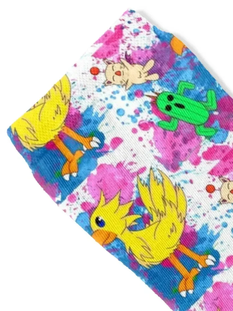 Final Pets (шокобо моogle cactuar) Носки Противоскользящие футбольные роскошные походные