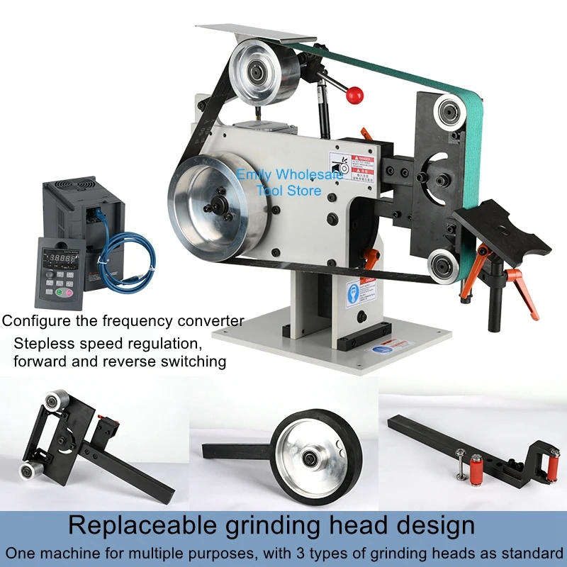 Multifunctional stainless steel belt grinder knife grinder factory special automatic supporting grinding robot
