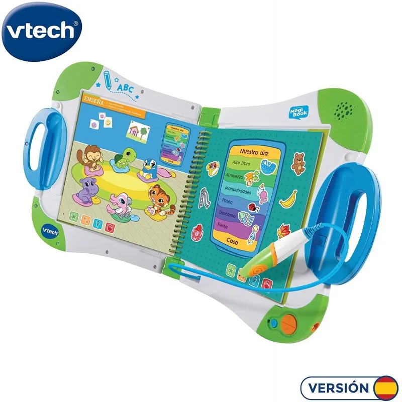 VTech - MagiBook, научите учиться, что вы хотите знать сегодня? Словарный запас, математика, наука, интерактивные книги (80-602122)