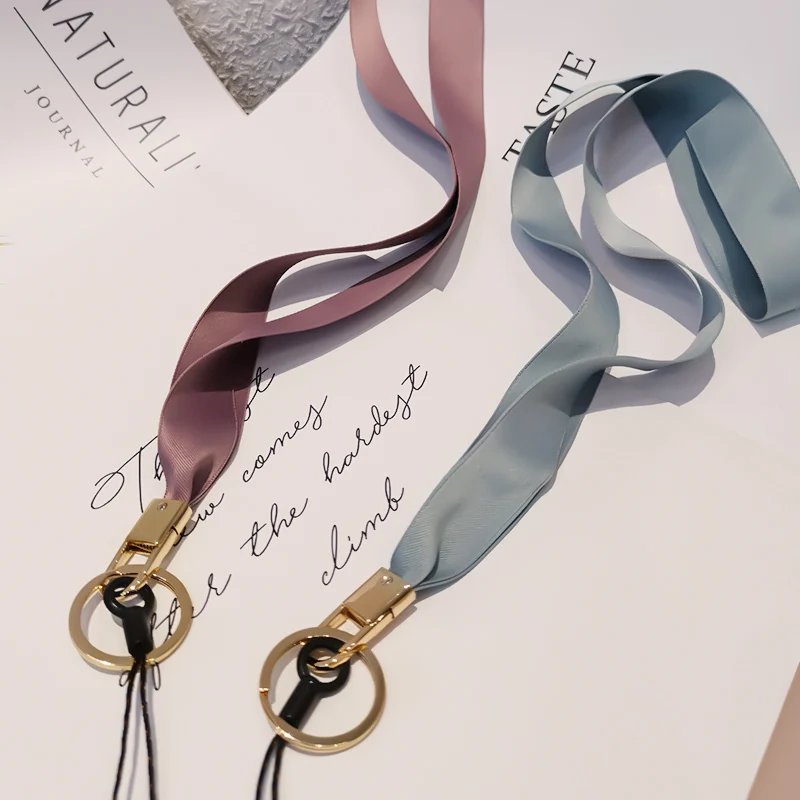 Mobile Phone Straps Phone Wrist Straps Strap Wrist Rope Hanging Neck Rope With Key chain Metal Clip Anti-lost Lanyard