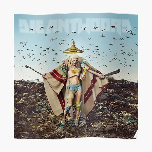 Настенный постер с забавным принтом без рамки