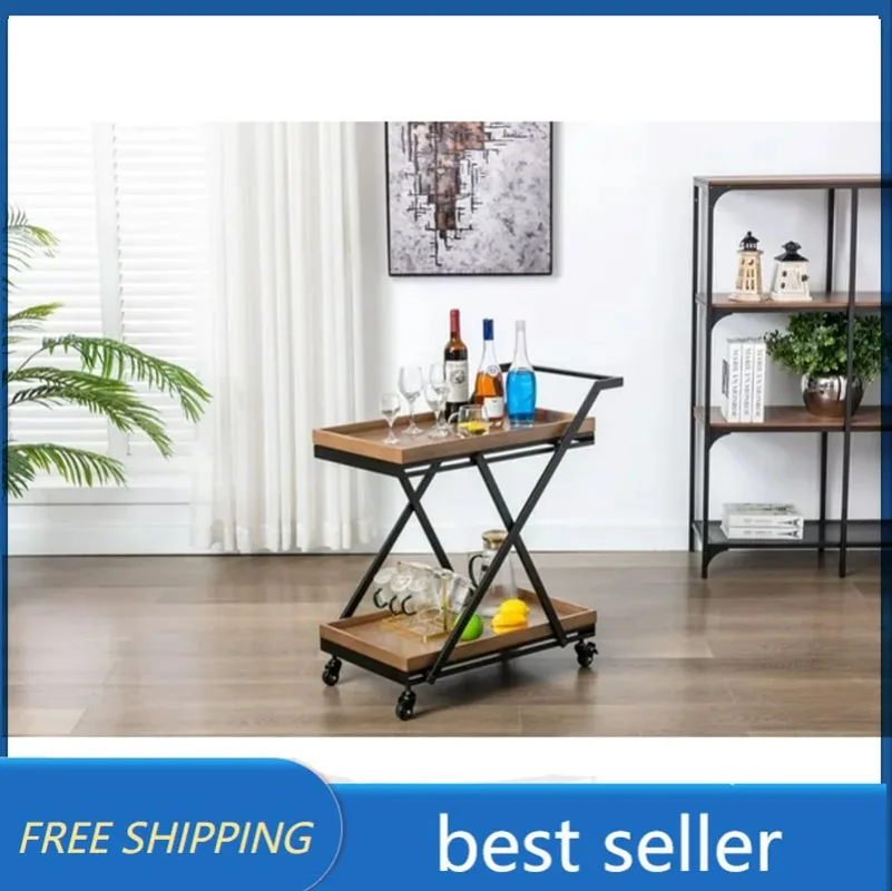 

Лучшая тележка для развлечения домов и садов, деревянная и черная