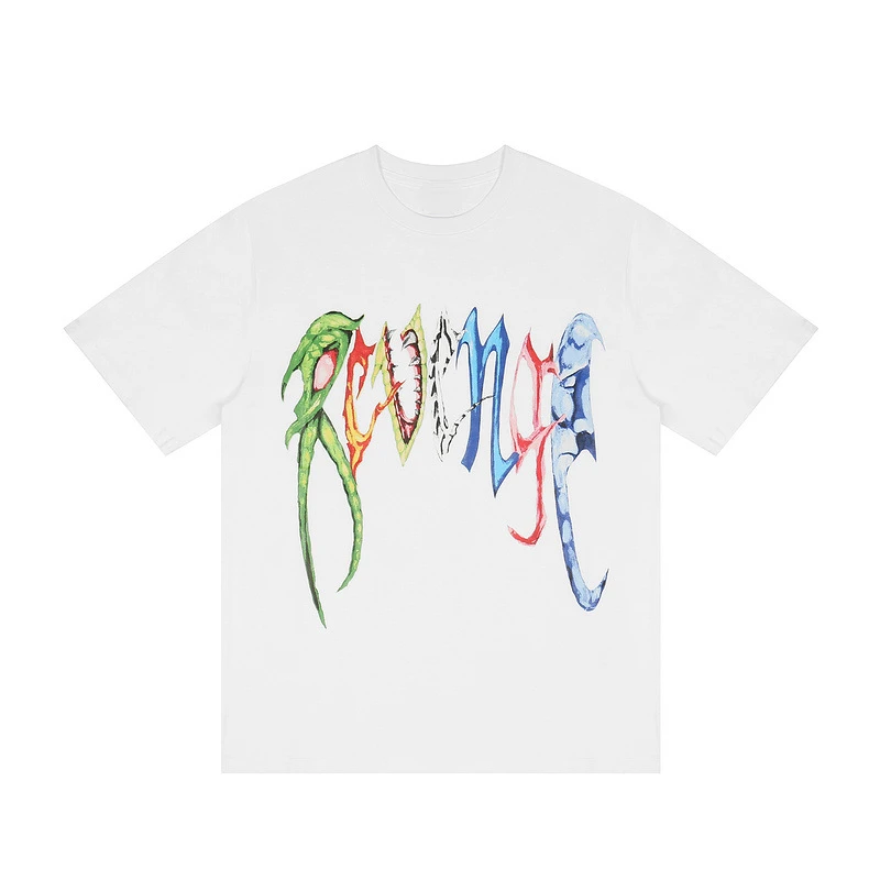 

Винтажная футболка с коротким рукавом и принтом в виде граффити