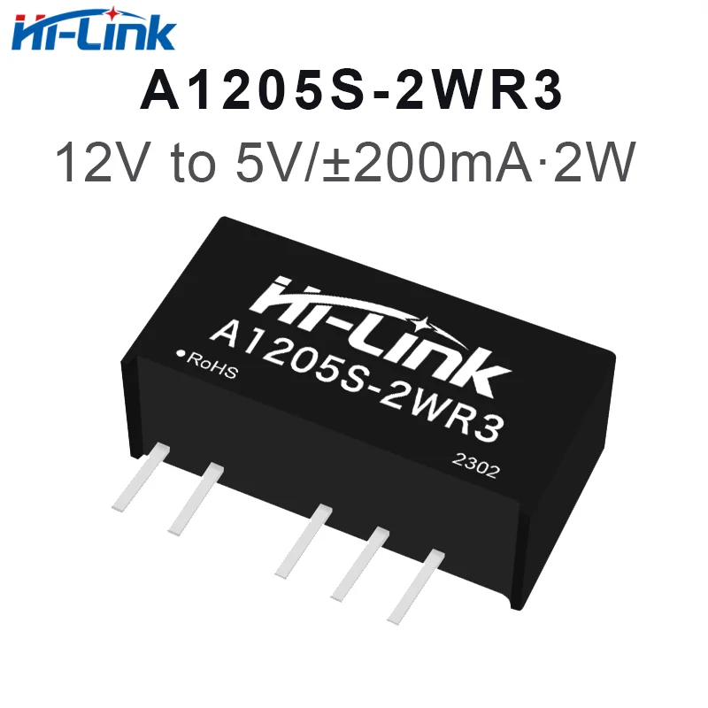 

Hi-Link модуль питания 12В до 3.3В/5В/9В/12В/15В/24В 2шт