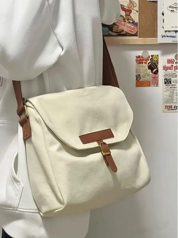 

Popular postman canvas bag high-end large-capacity handbag commuter bag hundred with cross bag shopping commuting outing handbag