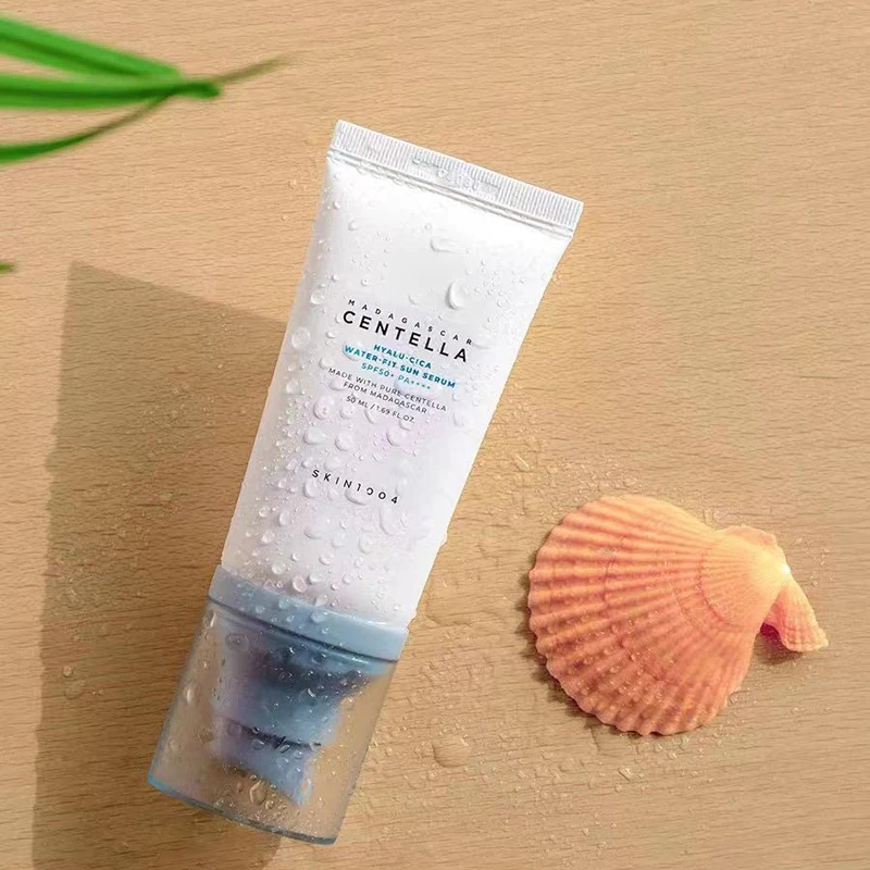 Солнцезащитная эссенция с гиалуроновой кислотой защита от солнца текстура