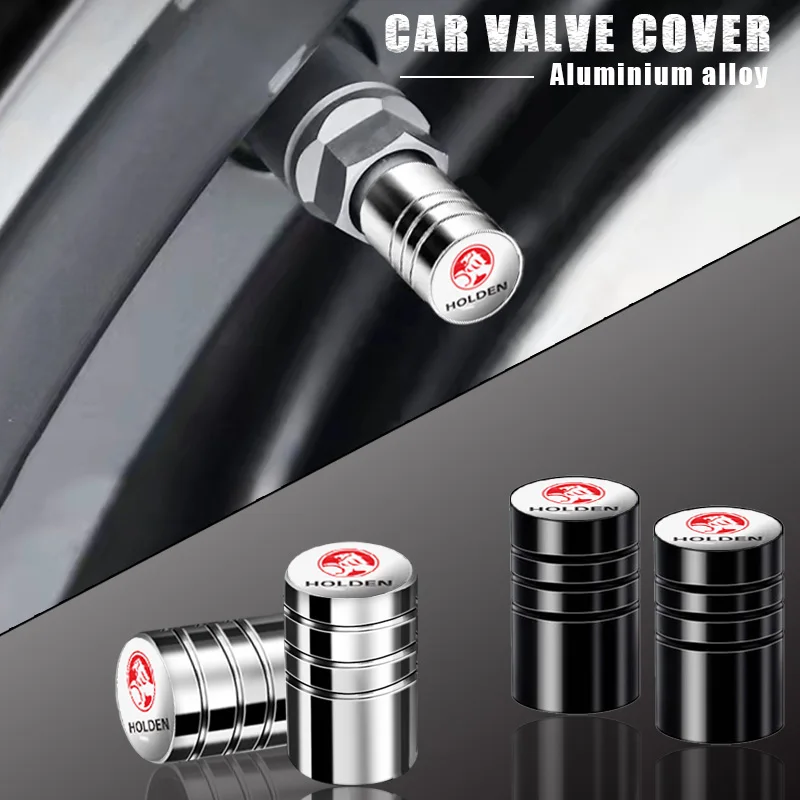 

4Pcs Metal Car Hub Valve Nozzle Stem Cover for Holden Astra Commodore Cruze Monaro Barina Farol Vt Ve HSV V6 Cruze Accessories