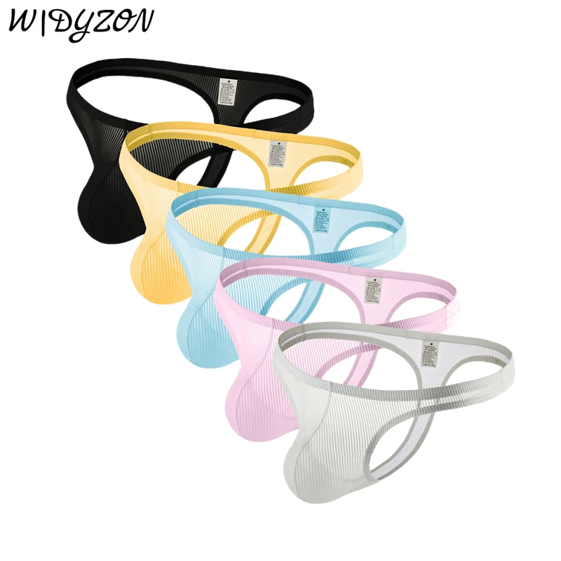 

Gay Underwear Men Thongs Jockstrap Men Striped G Strings Thong Underwear Sissy Tanga Hombre See Through Sexy Lingerie for Men
