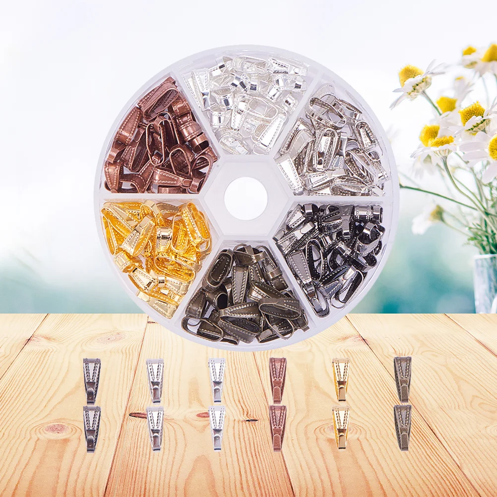 

Pendant Clasps Necklace Snap Pinch Connectors Jewelrymaking Clip Charms Metal Clips Buckle Melon Chain Diy Findings Hook Bail