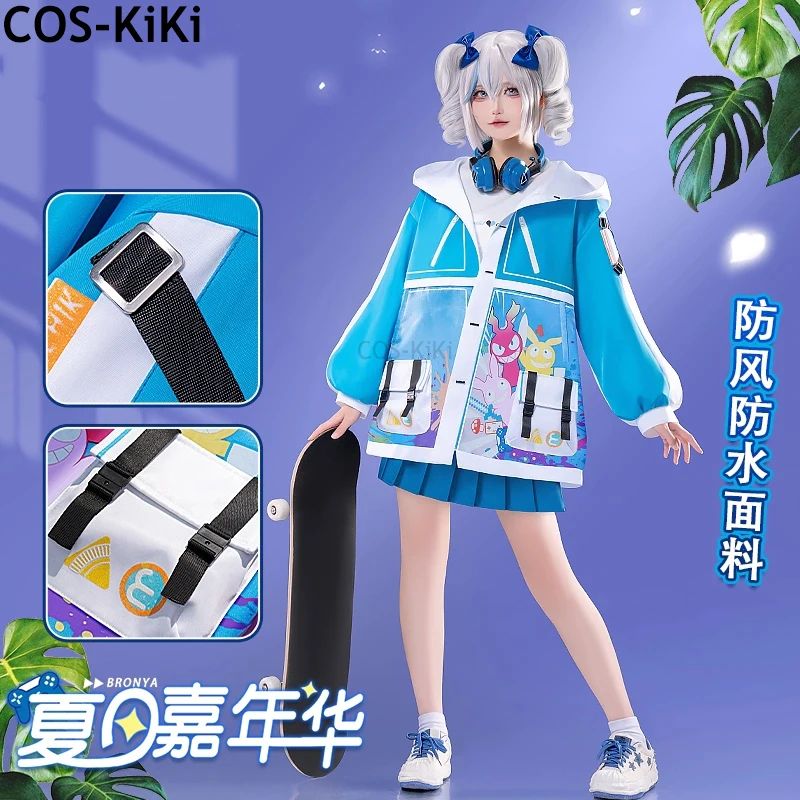 COS-KiKi Honkai Impact 3rd Броня зайчик летний фестиваль костюм для Хэллоуина женский