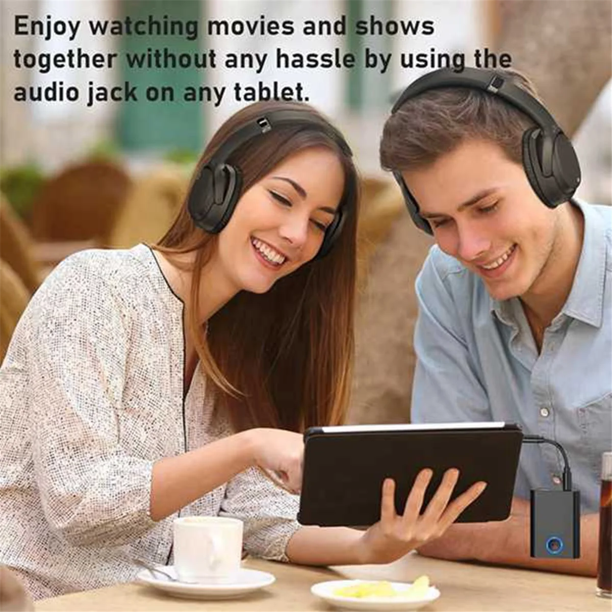 Адаптер Bluetooth 5.3 для самолета на 2 беспроводных наушника разъем 3 5 мм