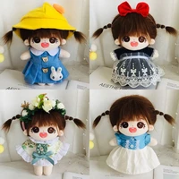 high quality cotton stuffed dolls doll suit toys accessories mini clothes doll shorts 20cm doll clothes doll hoodies