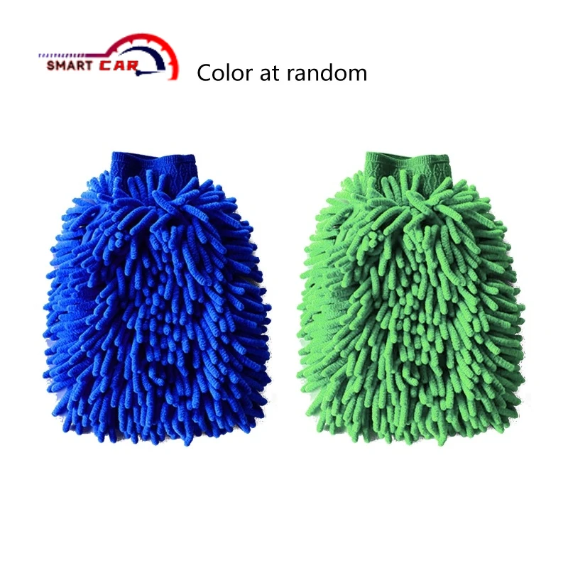 

Premium Chenille Microfiber Reusable Rag Auto Chemical Guys Wash Mitt Soft Towels Lint Free Soft Coral Chenille Cleaning