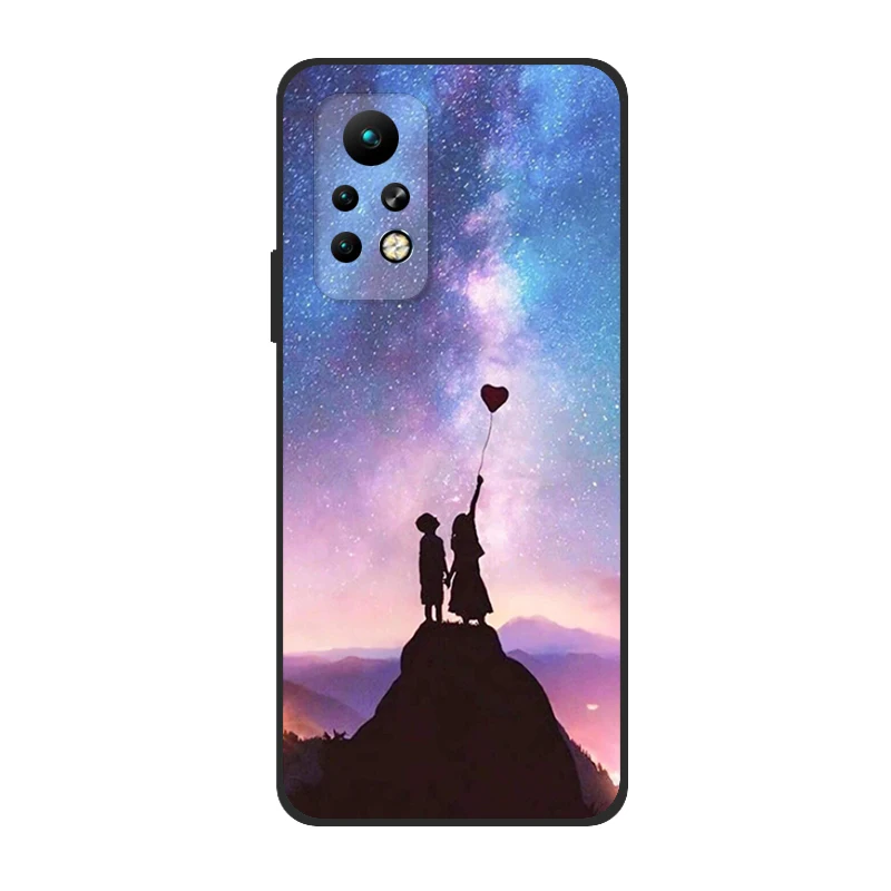 cool cover for infinix note 11 pro case black silicon soft casing for infinix note11 pro phone cases painting back free global shipping