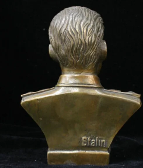 Бесплатная доставка китайская латунь бронза Великий лидер политика Сталина