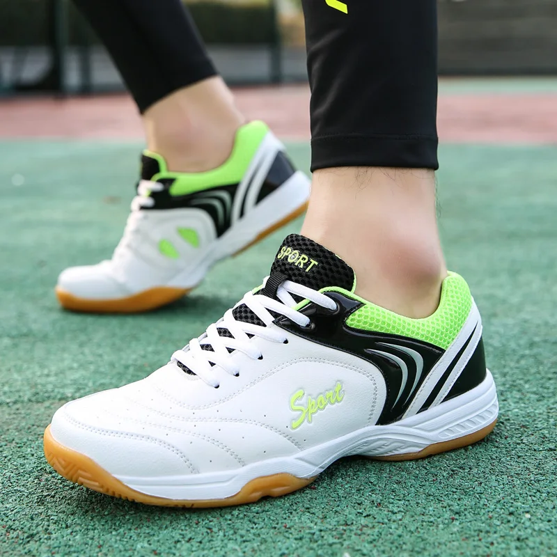 JIEMIAO New  Professional Tennis Shoes for Men and Women Outdoor Breathable Tennis Training Sports Sneakers Tenis Masculino