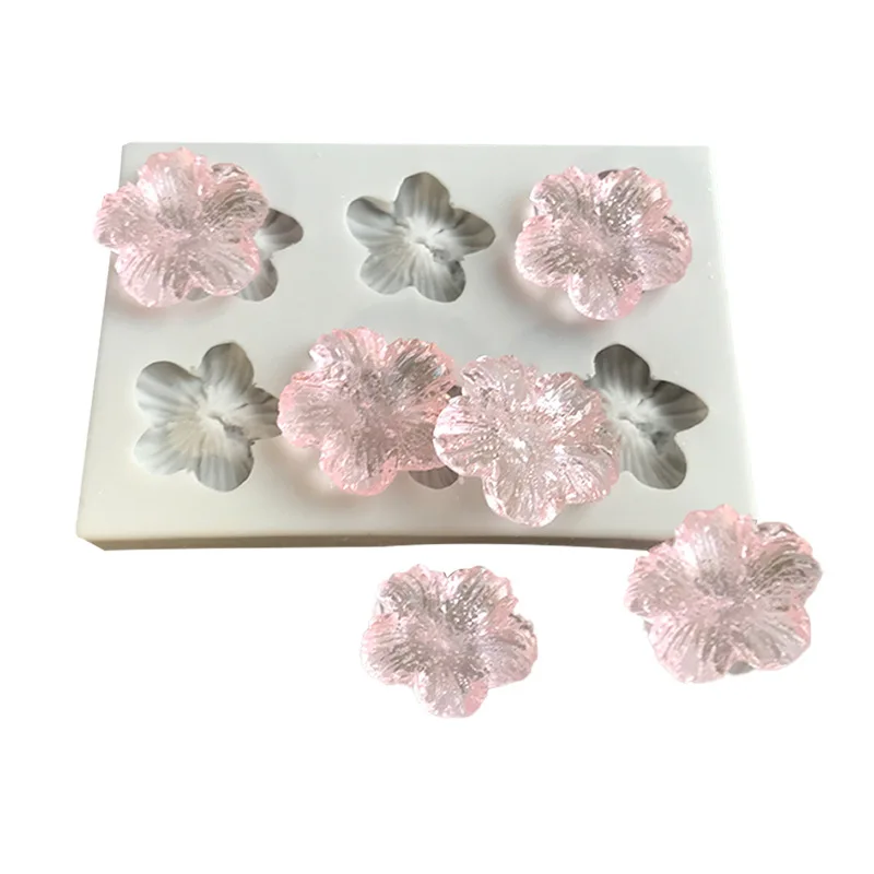 

Camellia Earrings Simple Temperament Sweet White Flower Earrings Silicone Mold 010159