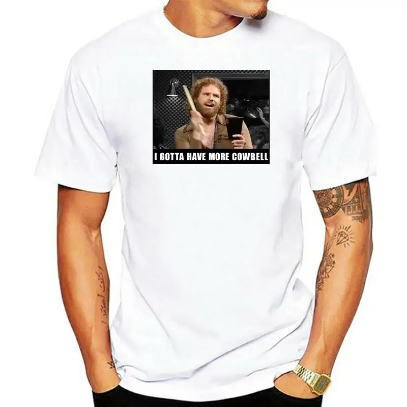 

Saturday Night Live Snl Gotta Have More Cowbell Photo T-Shirt Authentic 2022 New Arrive O-Neck T Shirt Men Design Your Own Shirt