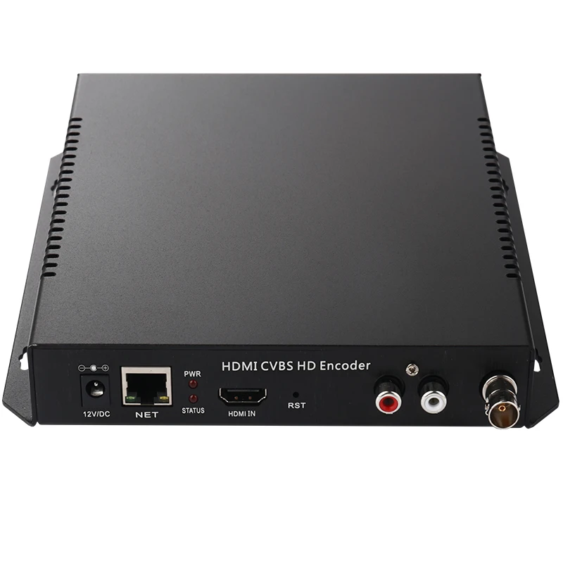 

1080p@60fps Support RTMP, RTSP, UDP, HTTP, HLS, FLV and ONVIF Protocols H.264 HDMI CVBS Video Encoder