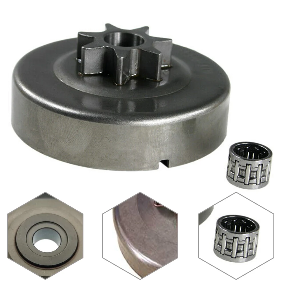 

325\" 7T Clutch Drum With Needle Bearing For Stihl 026 MS260 1121 640 2004 Chainsaw Clutch Drum Replacement Spare Parts