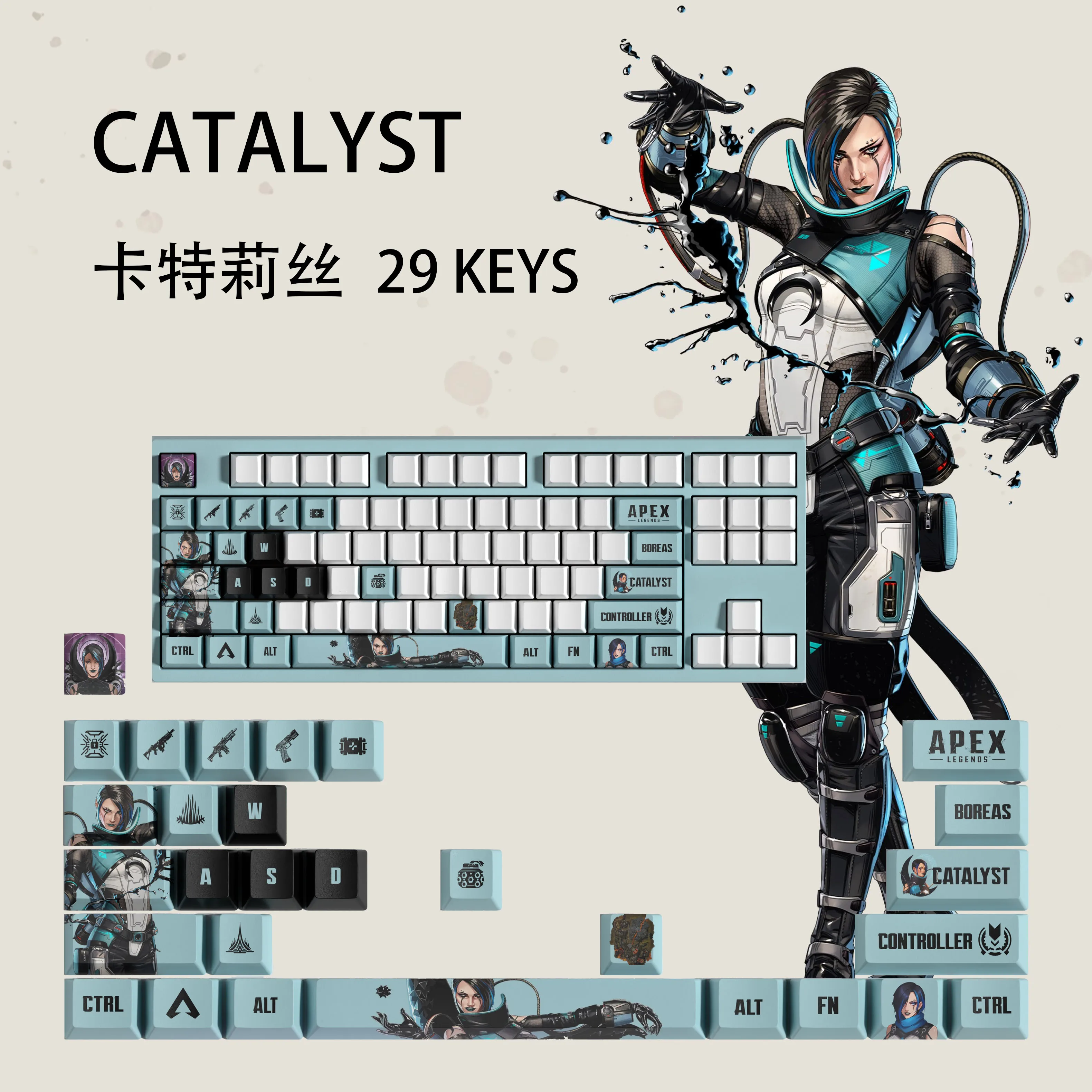 Колпачки для механических клавиш 29 колпачков