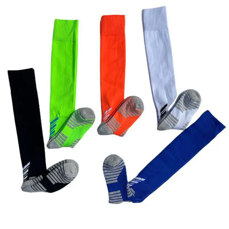 Football Socks Adult High Top Socks Student Training Thickened Towel Sole Sports Socks Over Knee Adult Basketball Socks