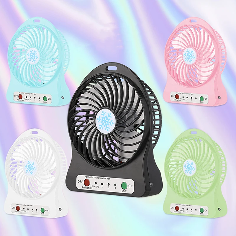 

Portable Mini LED Fan Handheld Portable Electric Fan Student USB Charging Desktop Speed Regulation Desktop Handheld Fan