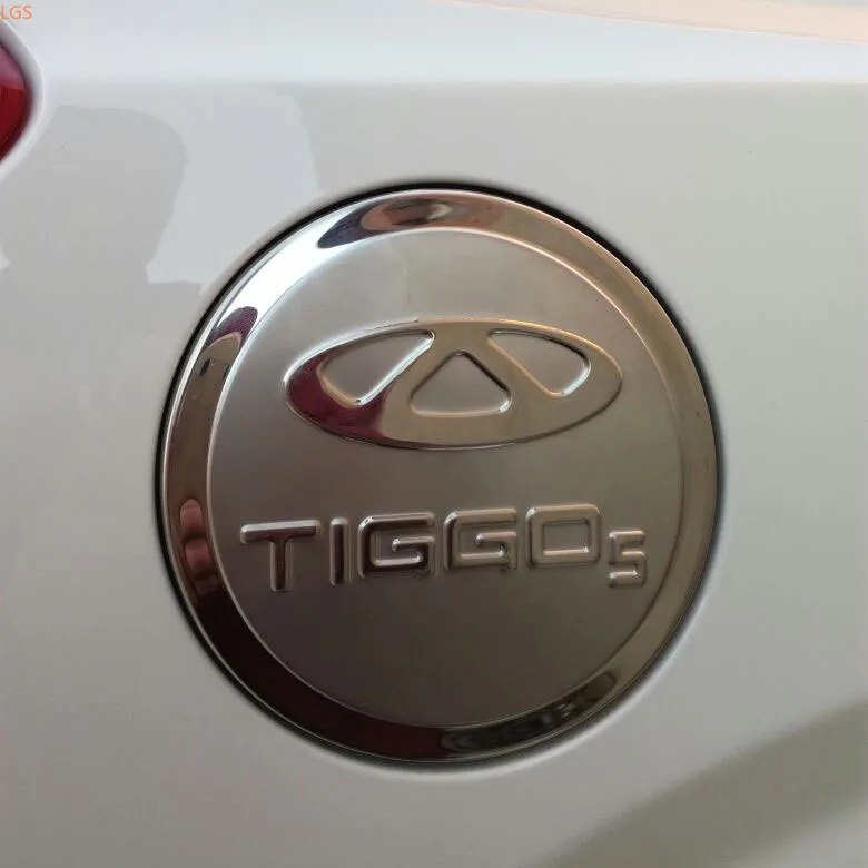 

For CHERY TIGGO 5 2014-2017 High-quality stainless Fuel tank cover decoration Patch Anti-scratch protection car accessories H