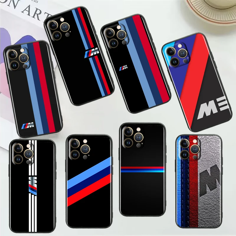 

Car BMW Fashion luxury For Apple iPhone 14 13 12 11 Pro Max Mini XS Max X XR 7 8 Plus SE2020 Black Phone Case Cover