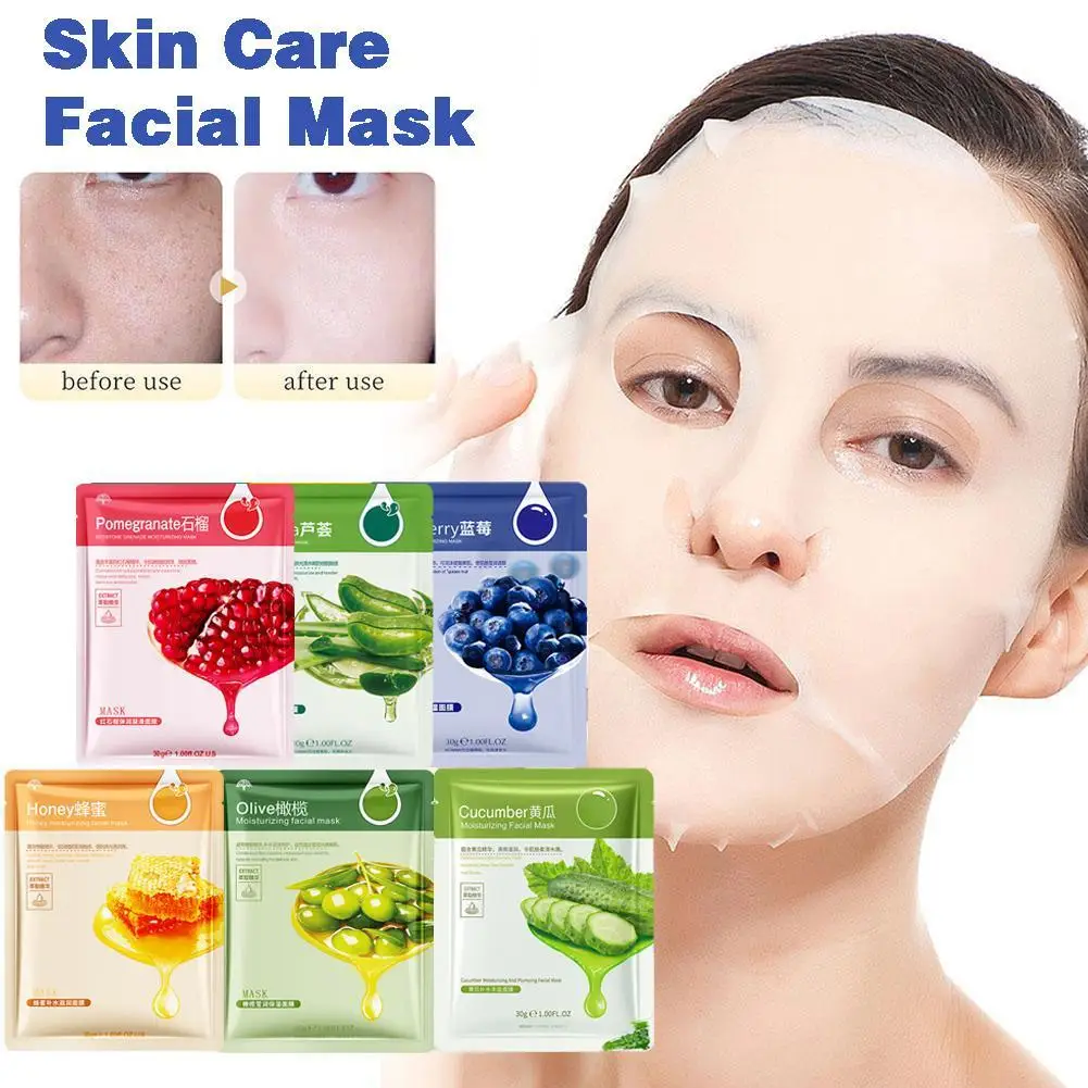 Mask Green Facial Care Mask Korean Face C5n2