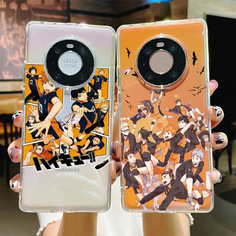 

FHNBLJ Anime Haikyuu High School Volleyball Hinata Kageyama Tobio Phone Case for Samsung S20 ULTRA S30 for Redmi 8 Xiaomi Note10