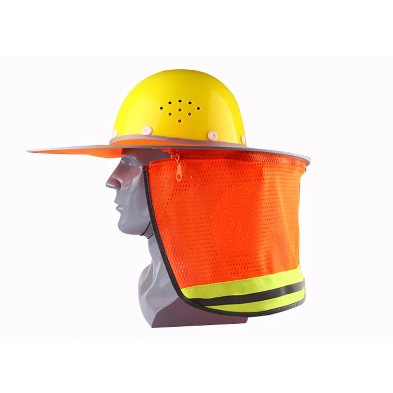 

Construction Safety Reflective Hard Hat Neck Shield Helmet Sun Shade Reflective Stripe Kit Summer Sun Protection Prevent Sunburn