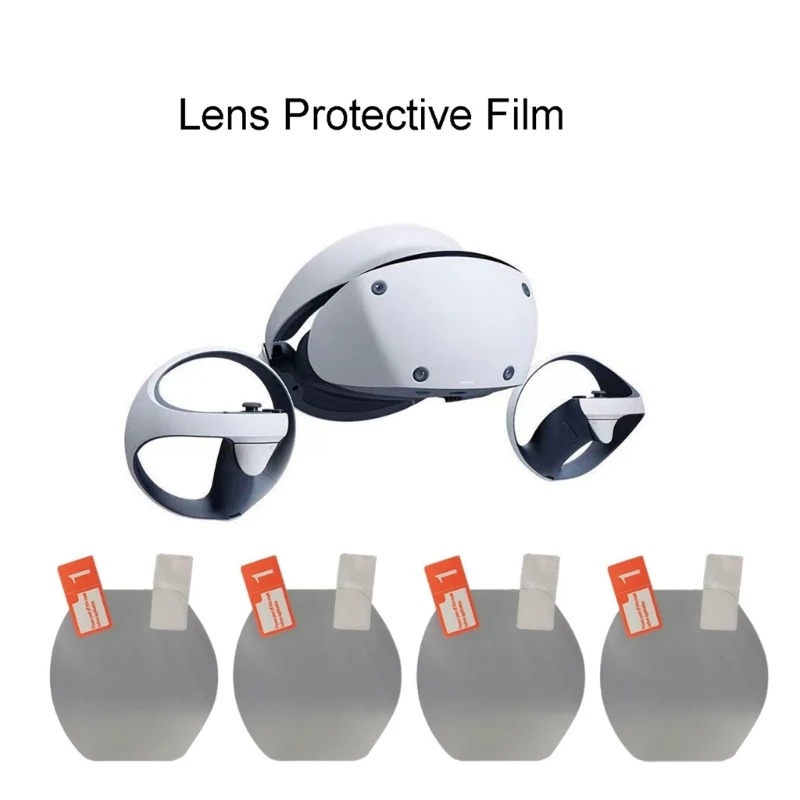 

Durable VR Lens Protectors Soft VR Protective Film for PS VR2 Glasses Lens Waterproof Film DustProof VR Lens Cover