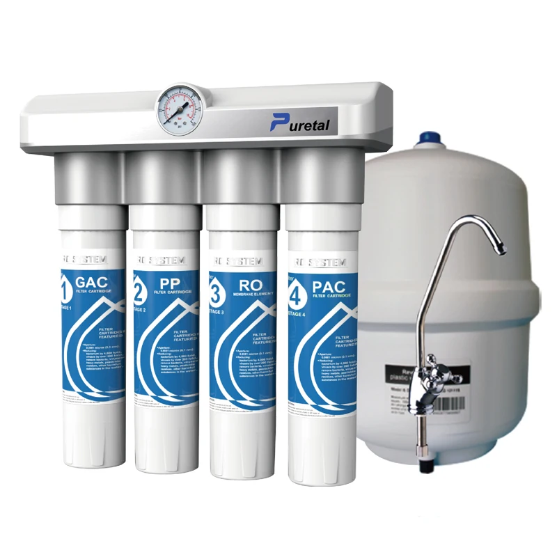 

29PSI ULTRA LOW PRESSURE 100GPD REVERSE OSMOSIS WATER PURIFIER DRINKING MACHINE