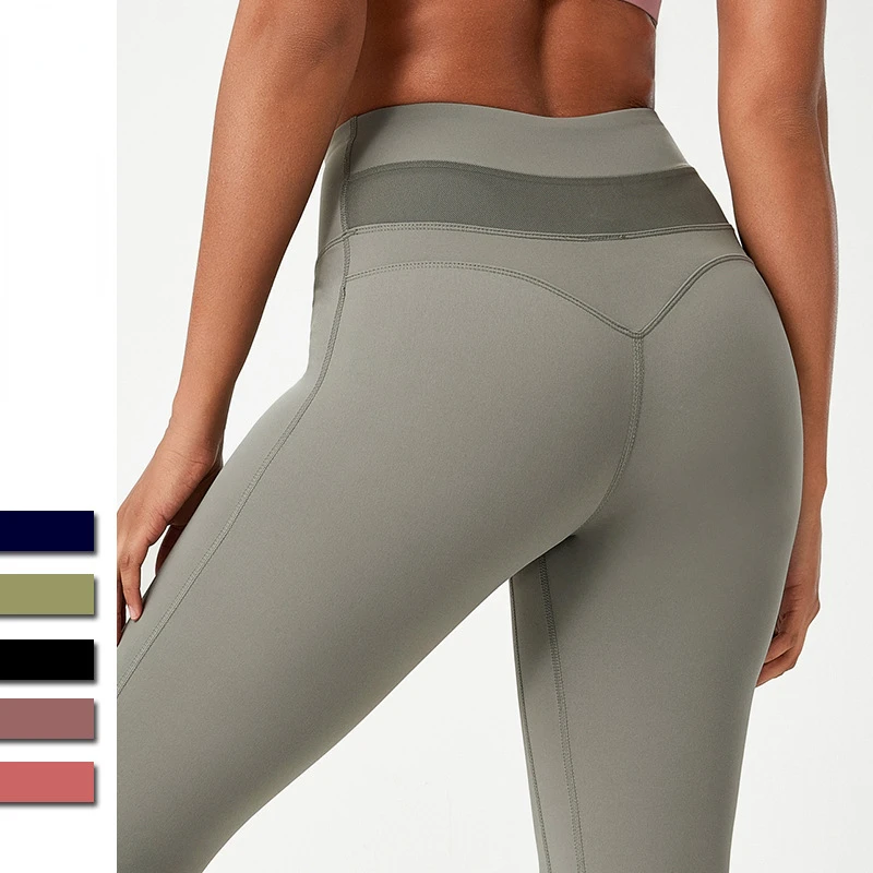 

Women Scrunch Sexy Butt Lift Pants High Waist Body Building Exercise Sweatpants Naked Feeling Sporty Tummy Control Gym Trousers