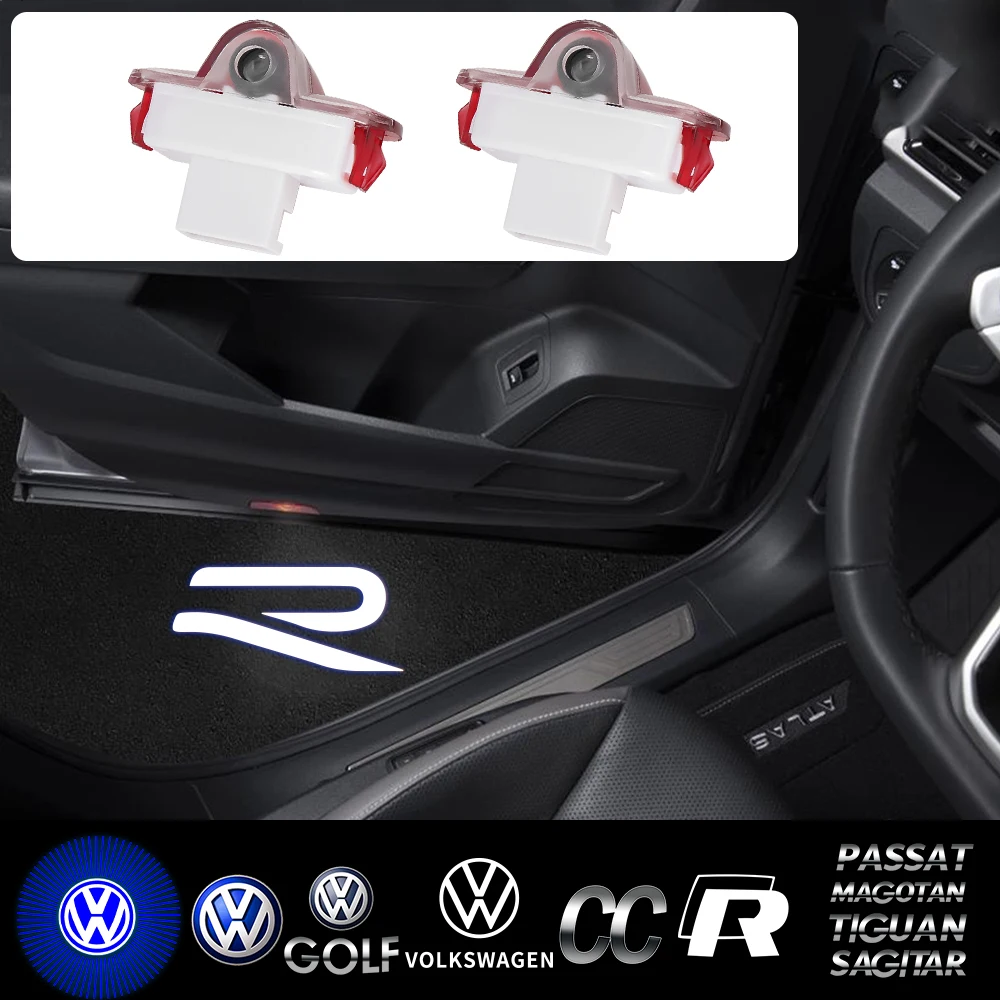 Дверь автомобиля с логотипом лазерный проектор HD приветственный свет для Volkswagen VW