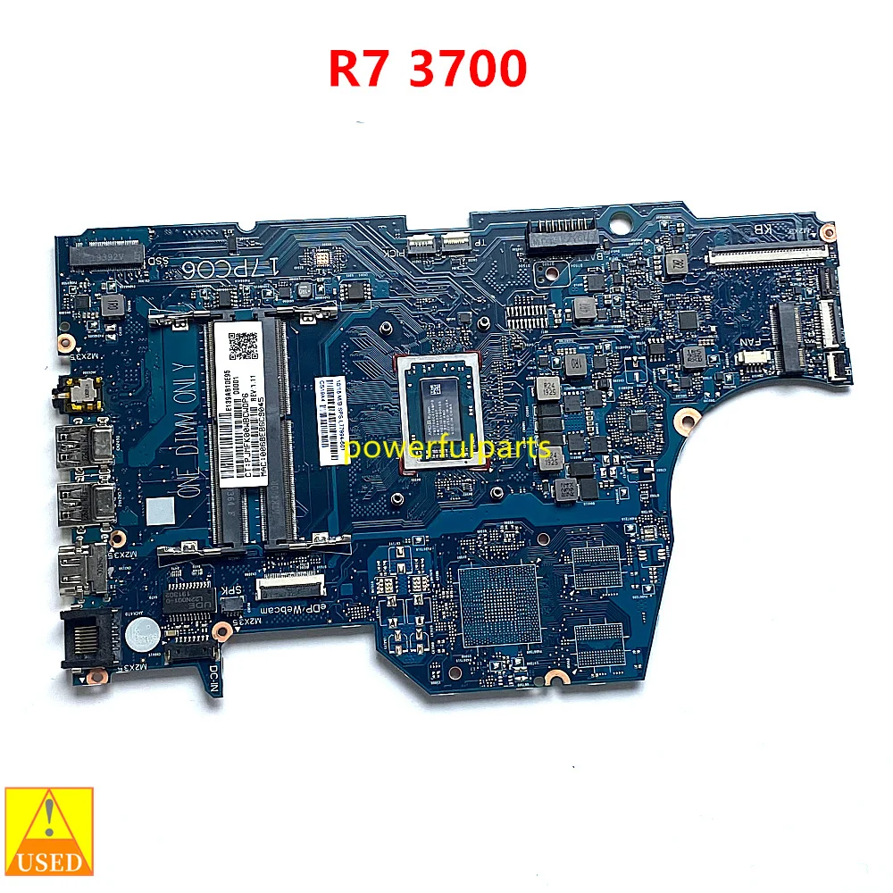Хорошо работает для материнской платы HP 17-CA, Ryzen7 3700, ЦП на плате, L77994-601 6050A3056601-MB-A01, использованный, протестирован Хорошо работает для материнской платы HP 17-CA, Ryzen7 3700, ЦП на плате, L77994-601 6050A3056601-MB-A01, использованный, протестирован