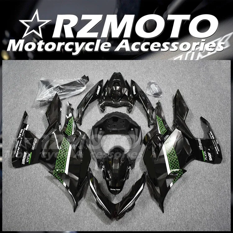 

Комплект обтекателей из АБС-пластика для цельного мотоцикла, подходит для Kawasaki 250 400 2019 2020 2021 2022 19 20 21 22 23, комплект кузова черного и зеленого цвета