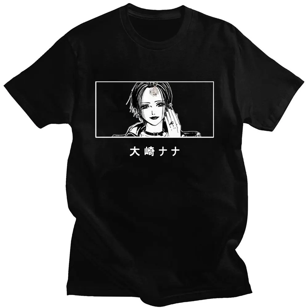 

Manga Nana Osaki Short Sleeves Men T Shirt Cotton Tshirt O-neck Streetwear T-shirt Men's Clothes Japanese Anime Harajuku Tee Top