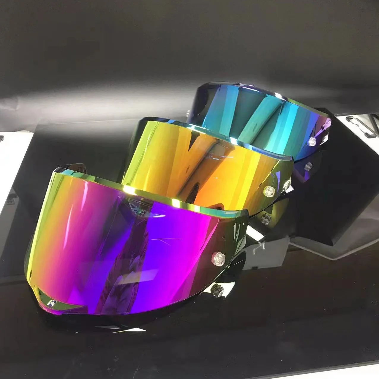 9 Colors Motorcycle Full Face Helmet Visor for AGV PISTA GP R GP RR Corsa R Corsa RR RACE3 High Strength Sunscreen Lens Case enlarge