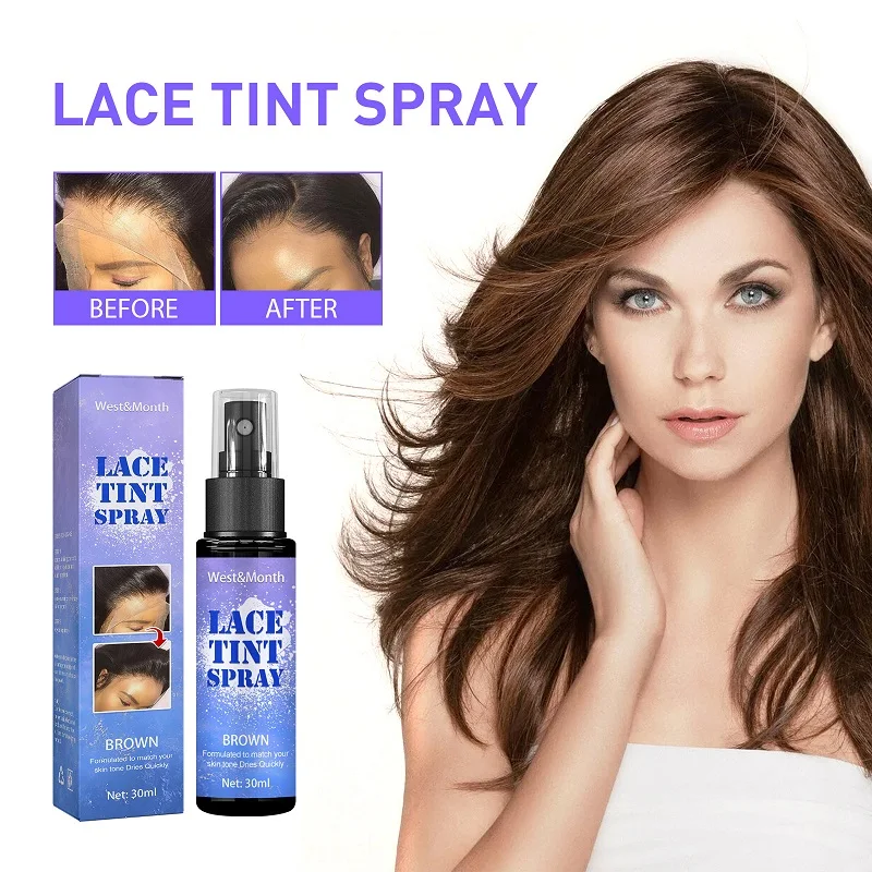 

30Ml Lace Tint Spray Waterproof High Quality Lace Wigs Adhesive Bond Glue No Residue Quick Dry Invisible Hair Glue For Wig