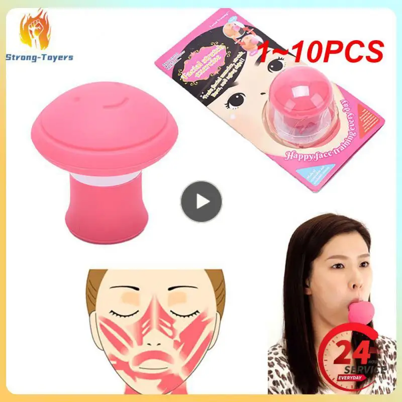 

1-10 шт., силиконовый тренажер для подтяжки лица