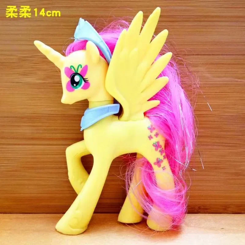 Фото Коллекционные фигурки My Little Pony: Дружба — это чудо, Пинки Пай, Рэйнбоу Дэш, Единорог, 14 см, ПВХ, подарок №4